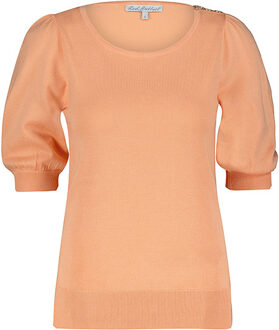 Top srb4231 sweet fine knit mandarin Oranje - L