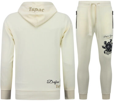 Top Star 2pac joggingpak hoodie tupac trainingspakk hoodie Geel - L