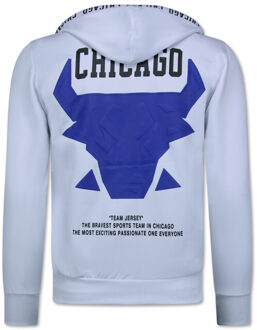 Top Star Chicago trainingspakken bull joggingpak Wit - S