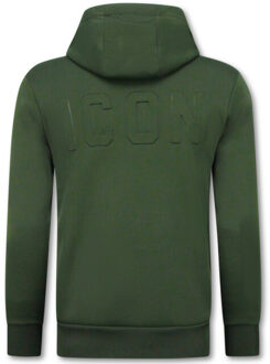 Top Star Dik geweven joggingpakken icon trainingspakken Groen - XS