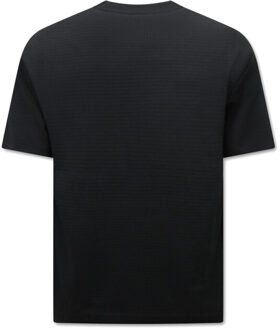 Top Star Geribbelde oversized t-shirt joggingshort Zwart - M