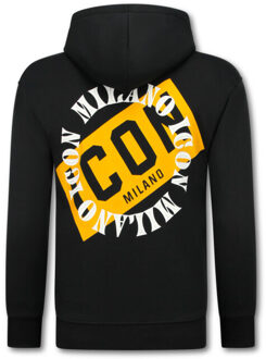 Top Star Icon hoodie met rits vest met capuchon Zwart - XL