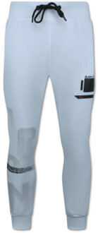 Top Star Icon trui twinset print joggingpak volwassenen Zwart - XXXL