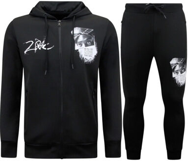 Top Star Joggingpak tupac shakur huispak - maat XXL Zwart