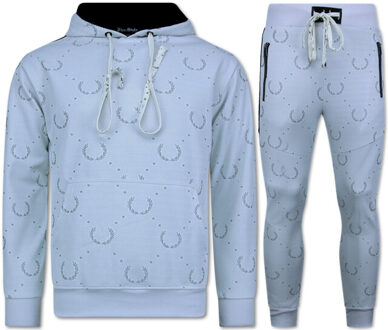 Top Star Joggingpak volwassenen trainingspak - maat M Wit