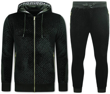 Top Star Joggingpak voor teddy huispak - maat XXL Zwart