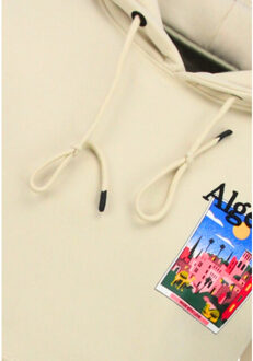 Top Star Oversized hoodie met capuchon algeria print Bruin - XXL