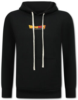 Top Star Oversized hoodie met capuchon dragon ball print Zwart - L
