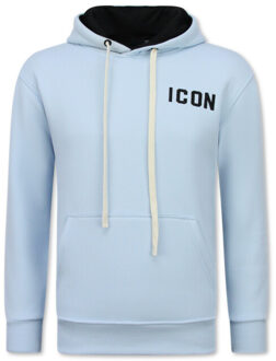 Top Star Oversized hoodie met capuchon icon dollar print Blauw - L