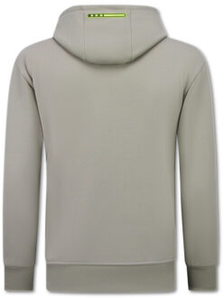 Top Star Oversized hoodie met capuchon icon splatter Grijs - L