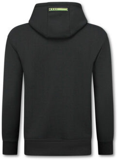 Top Star Oversized hoodie met capuchon icon splatter Zwart - XXL