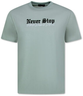 Top Star Oversized t-shirt t-shirt met print Grijs - XXL