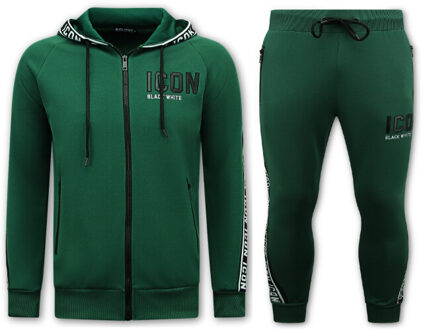 Top Star Tony Backer Traningspak icon joggingpak volwassenen Groen - XXXL