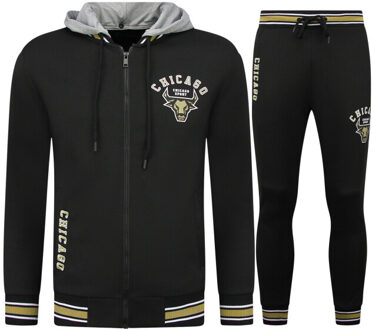 Top Star Trainingspakken chicago bulls joggingpak Zwart - L