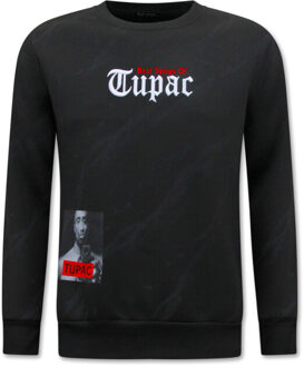 Top Star Tupac sweater - maat XL Zwart