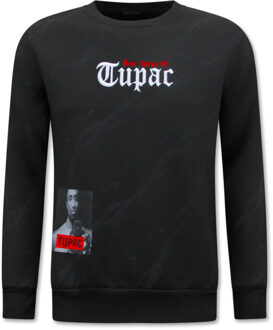 Top Star Tupac sweater Zwart - XXL