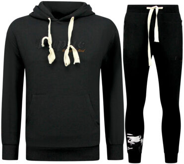 Top Star Tupac trainingspak hoodie 2pac joggingpak hoodie Zwart - XXL