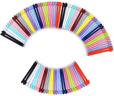 Top Verkoop 50 Stks/pak 8.5Cm Muti-Color Touch Stylus Pen Voor Nintendo Ds Lite L3EF Met (Willekeurige)