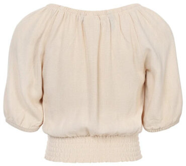 Top viscose / linnen zand voor meisjes in de kleur Beige - 176