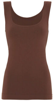 Top zonder mouw 203 ellen - maat L / XL Bruin