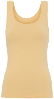 Top zonder mouw 203 ellen - maat L / XL Geel