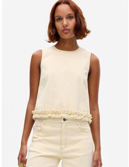 Top zonder mouw 24804 madie - maat 38 Beige