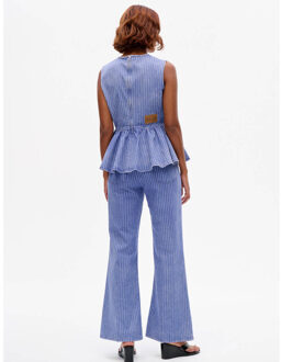 Top zonder mouw 24846 merja Blauw - 36