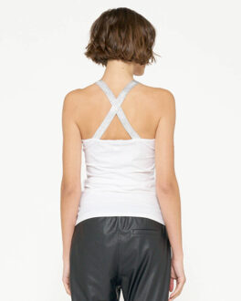 Top zonder mouw 25-707-9900 - maat XL Ecru