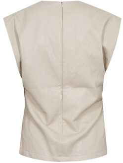 Top zonder mouw 35958 gitt - maat S Beige