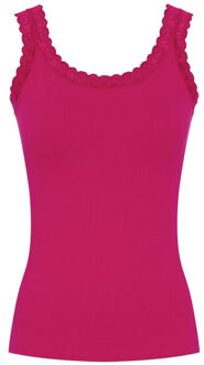 Top zonder mouw frida rib top Roze - L / XL