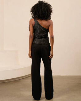 Top zonder mouw qk503 solange - maat M Zwart