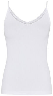 Top zonder mouw ts1cs943 molly rib Wit - S / M