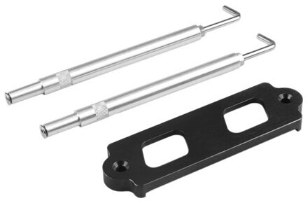 TopBatterij Tie Down Kit Hold Down Staaf Met Lade Haken Voor Civic/Crx S2000 zwart