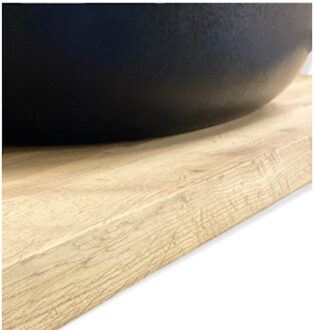 Topblad Casajoy West Eiken Incl Standaard Beugels 100 cm Bruin