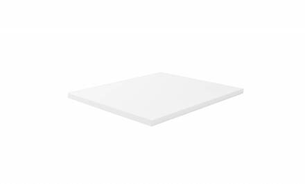 Topblad Luna 610X475X25 Wit Aqua Splash