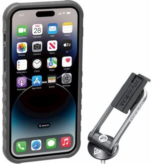 Topeak RideCase iPhone 14 Max incl. bevestiging Zwart