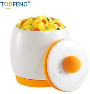 Topfeng Keramische Ei Micro Fornuis Ei-Tastic Magnetron Eierkoker En Stroper Voor Snelle En Pluizige Eieren