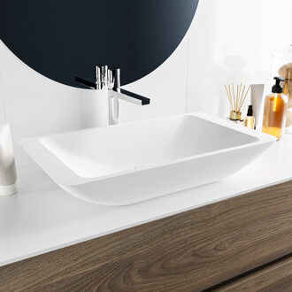 TOPI Waskom solid surface 60cm kleur Talc / Talc