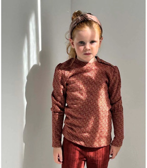 TOPitm meisjes longsleeve Zand - 134-140