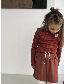 TOPitm meisjes rok Bruin - 122-128