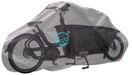 Topkwaliteit Diamond Urban Arrow - Waterdichte ademende Bakfietshoes met UV protectie - Bakfiets Hoes Grijs