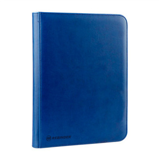 Toploader Binder (35pt) - Zipped 9-pocket Blue