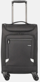 toploader handbagage koffer 55 cm black Zwart