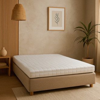 Topmatras Hotel - 200x200cm Met Koudschuim Kern - Van Aeroplus - Comfort: Zacht - Dekbed-Discounter.nl - 200 x 200 cm