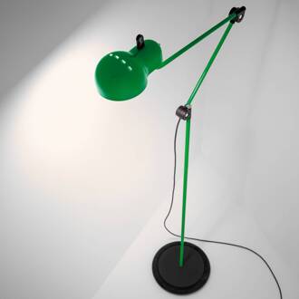 Topo LED vloerlamp, groen groen (RAL 6029), zwart gesatineerd