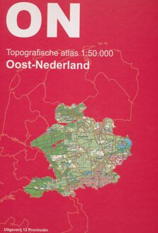 Topografische Atlas 1:50.000 Oost-Nederland + losbladige atlas oost nederland - Boek Vrije Uitgevers, De (9492534061)