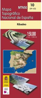 Topografische kaart 10 Ribadeo | CNIG - Instituto Geográfico Nacional
