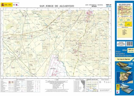 Topografische kaart 1003-IV San Jorge de Algarvejo | CNIG - Instituto Geográfico Nacional1