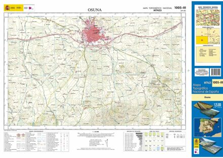 Topografische kaart 1005-III Osuna | CNIG - Instituto Geográfico Nacional1