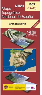 Topografische kaart 1009 MT50 Granada Norte | CNIG - Instituto Geográfico Nacional